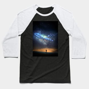 Whale Constellation Baseball T-Shirt